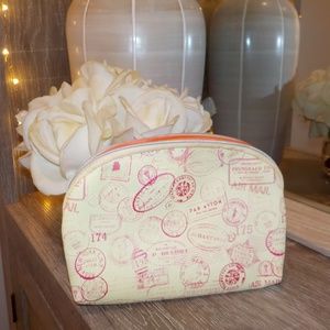 🛍IPSY MAKEUP BAG 💫yellow orange traveling